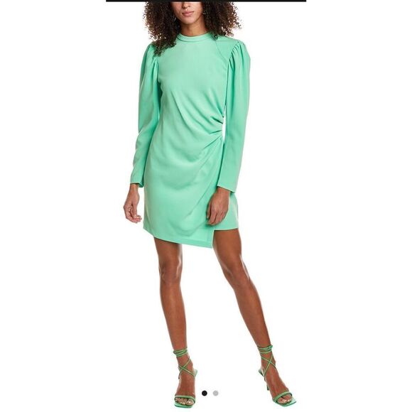 A.L.C. Cady Jane Sheath Dress in Spring Bouquet Green NWT Size 0 - Picture 1 of 8